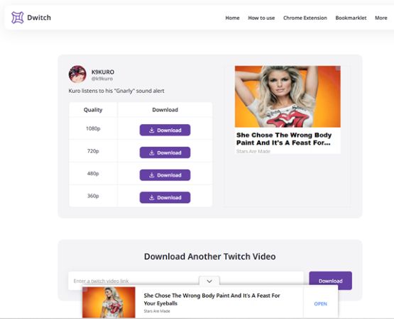 Dwitch download twitch clip