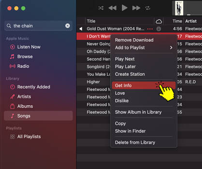 Get Music Info on Mac