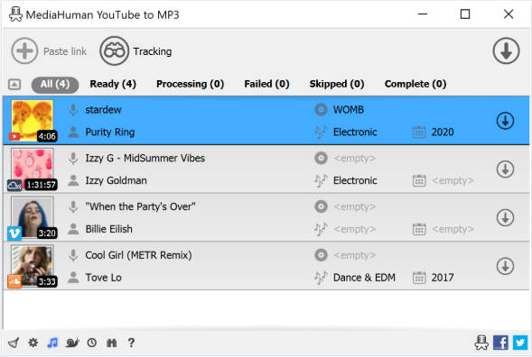 MediaHuman YouTube to MP3 Converter on Mac