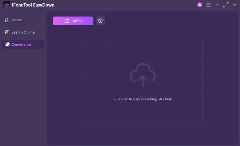 Open EasyDown Conversion tab