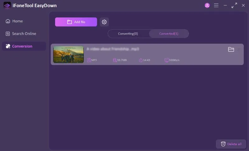 EasyDown Complete the Conversion