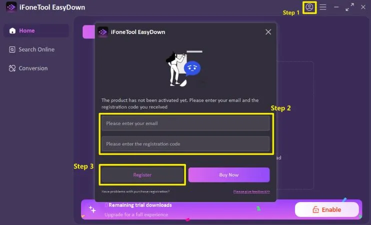 EasyDown regislation