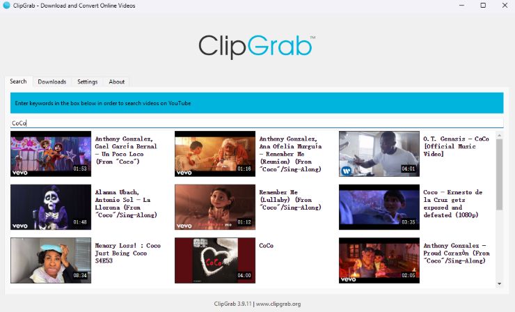 ClipGrab Convert YouTube to MP3