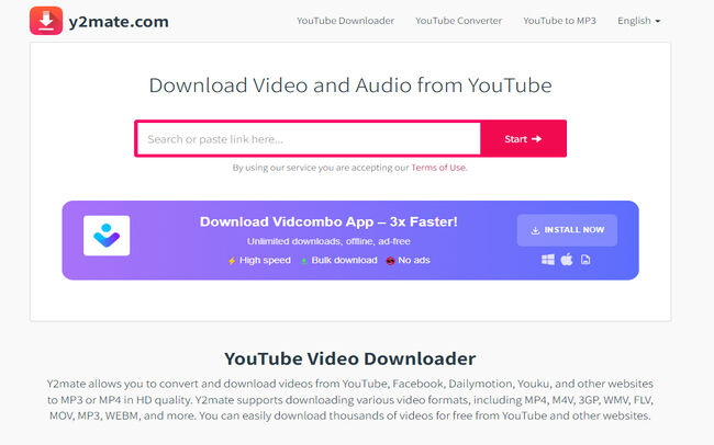 YTmate Convert YouTube to MP3