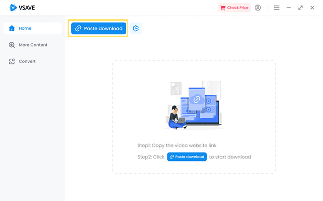 Paste YouPorn link into the Downloader